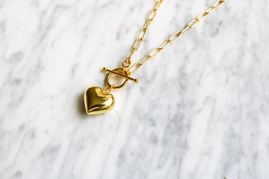 Puffy Heart Necklace